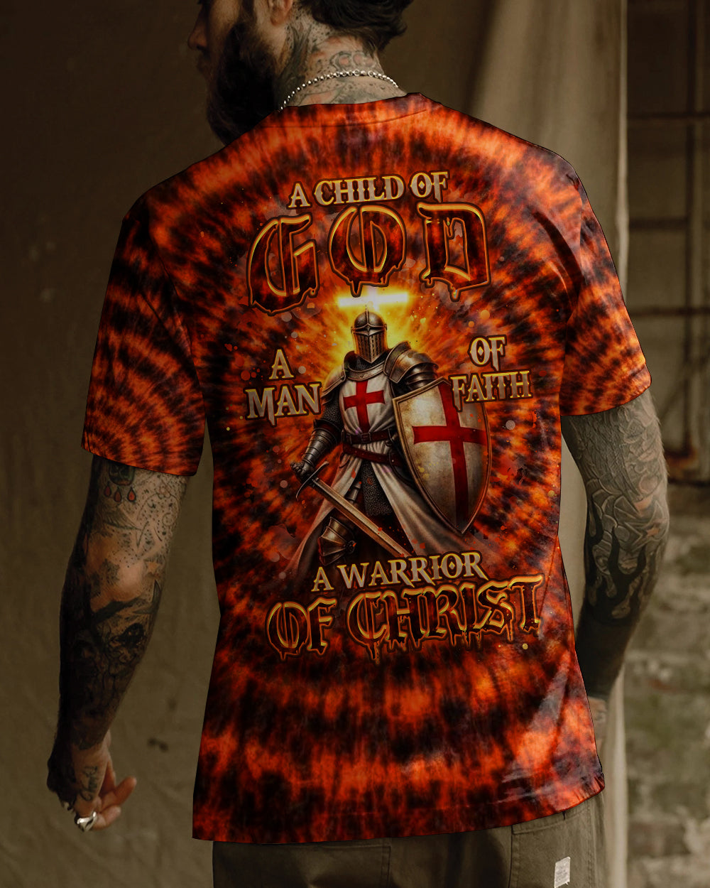 A Warrior Of Christ Men's All Over Print Shirt - Trunx439595