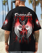 Forgiven Cross Wings Men's All Over Print Shirt - Trunx609667