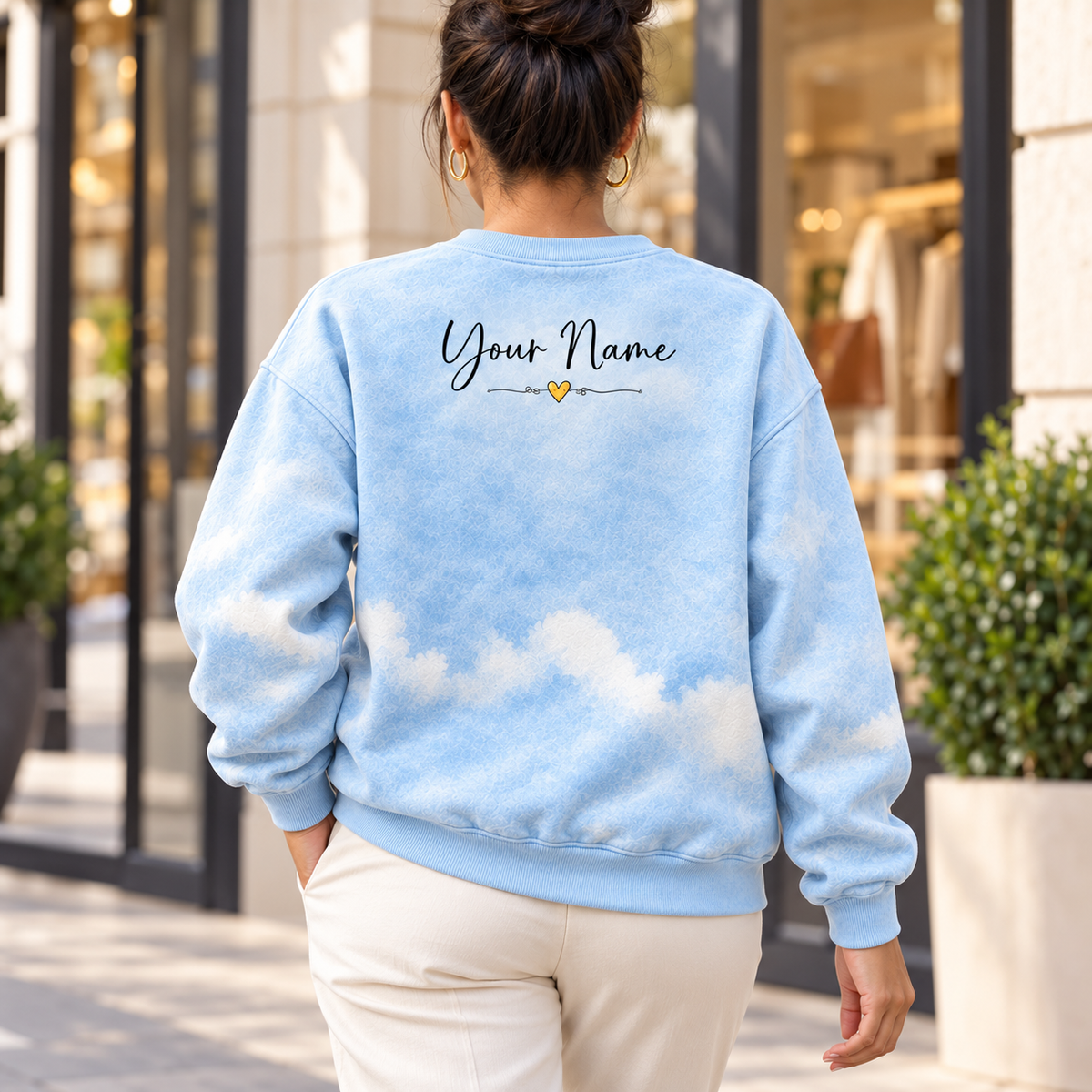 Personalized Cats and Books Sweatshirt