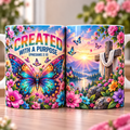 Created With A Purpose Rainbow Coffee Mug