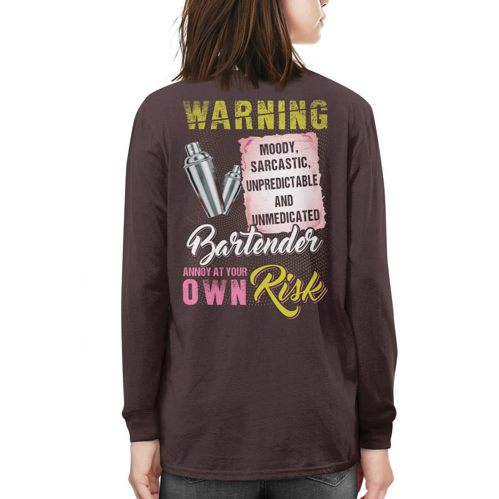 Awesome Bartender annoy at your own risk-T-shirt - grunx260804-0238