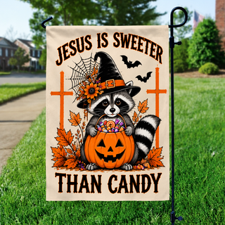 Jesus Is Sweeter Than Candy Garden Flag