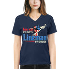 American By Birth Lineman By Choice-T-shirt - grunx260804-0134