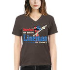 American By Birth Lineman By Choice-T-shirt - grunx260804-0134