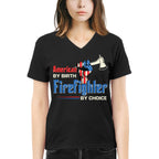American By Birth Firefighter By Choice-T-shirt - grunx260804-0128