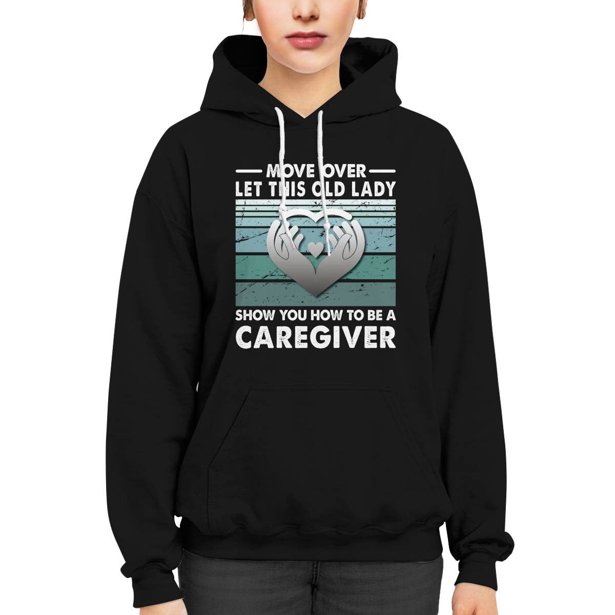 Awesome Caregiver-T-Shirt-#F011024OLDLDY2FCAREZ4