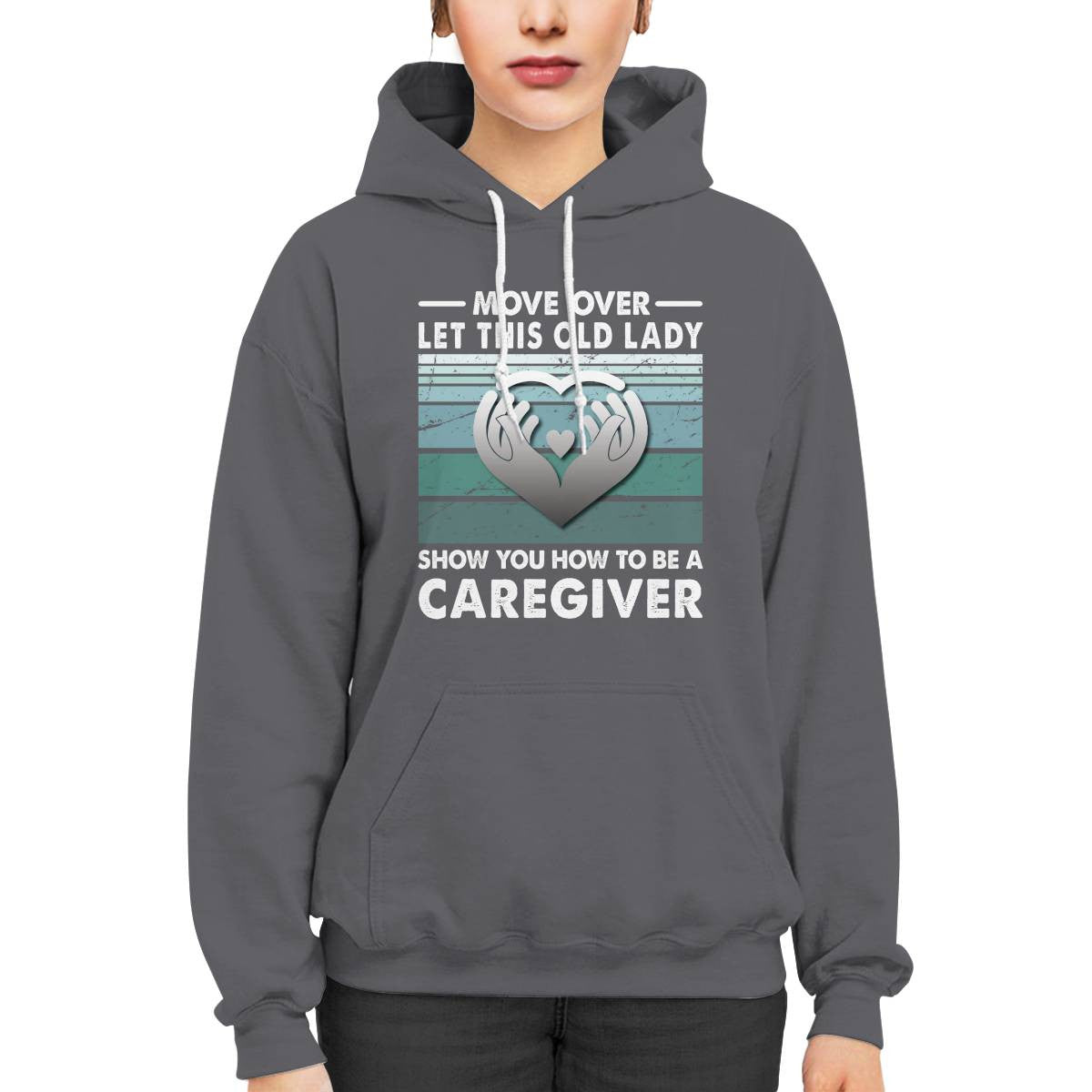 Awesome Caregiver-T-Shirt-#F011024OLDLDY2FCAREZ4