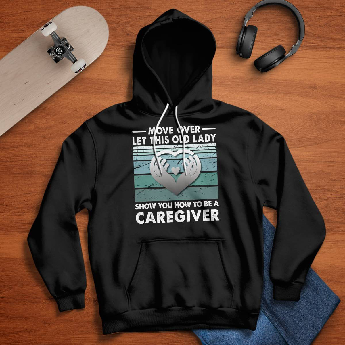 Awesome Caregiver-T-Shirt-#F011024OLDLDY2FCAREZ4