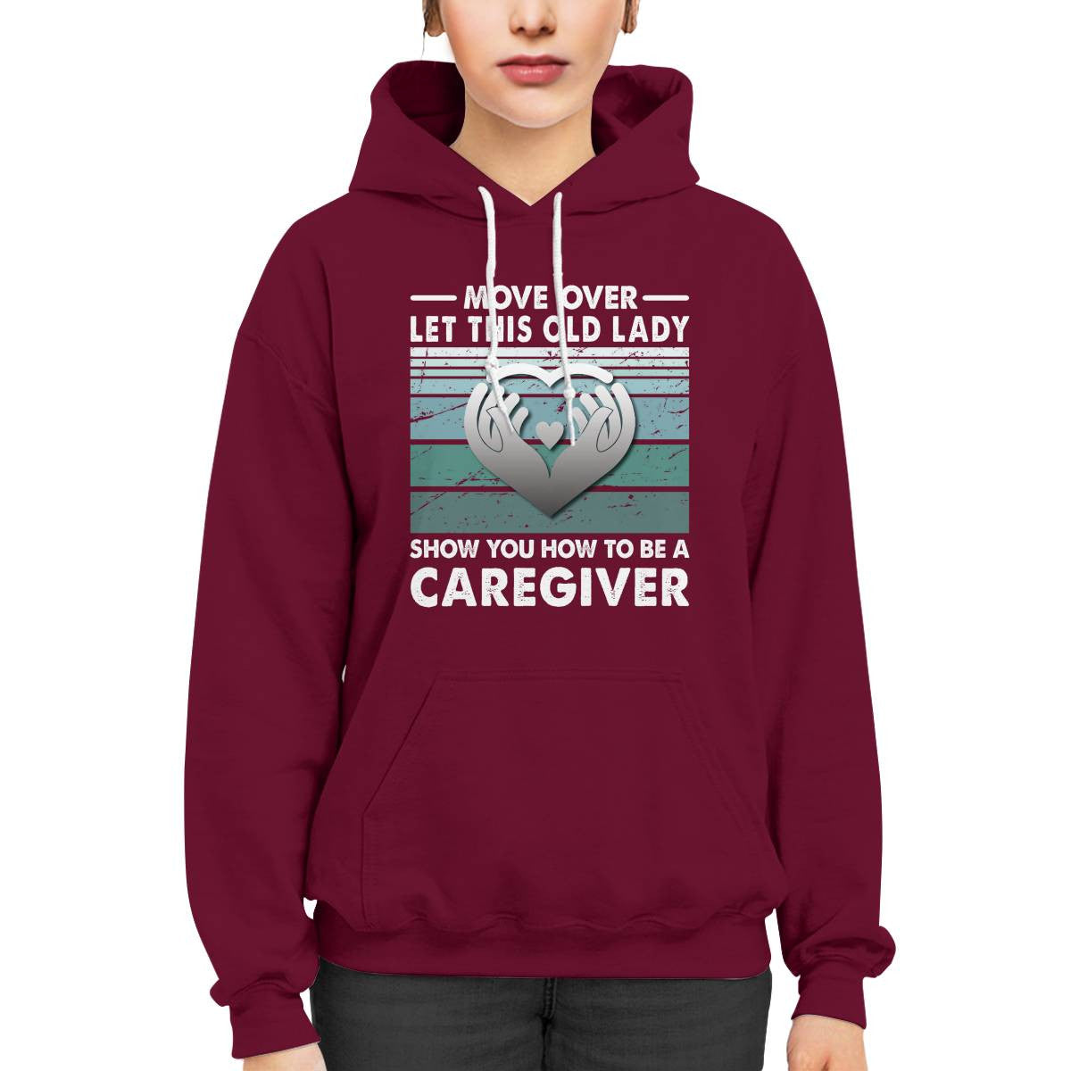 Awesome Caregiver-T-Shirt-#F011024OLDLDY2FCAREZ4