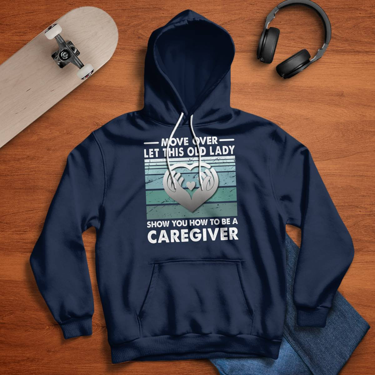 Awesome Caregiver-T-Shirt-#F011024OLDLDY2FCAREZ4