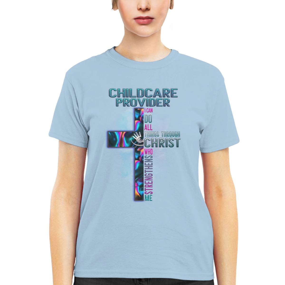 Awesome Childcare Provider-T-shirt-#F180624CHRIST18FCHPRZ4