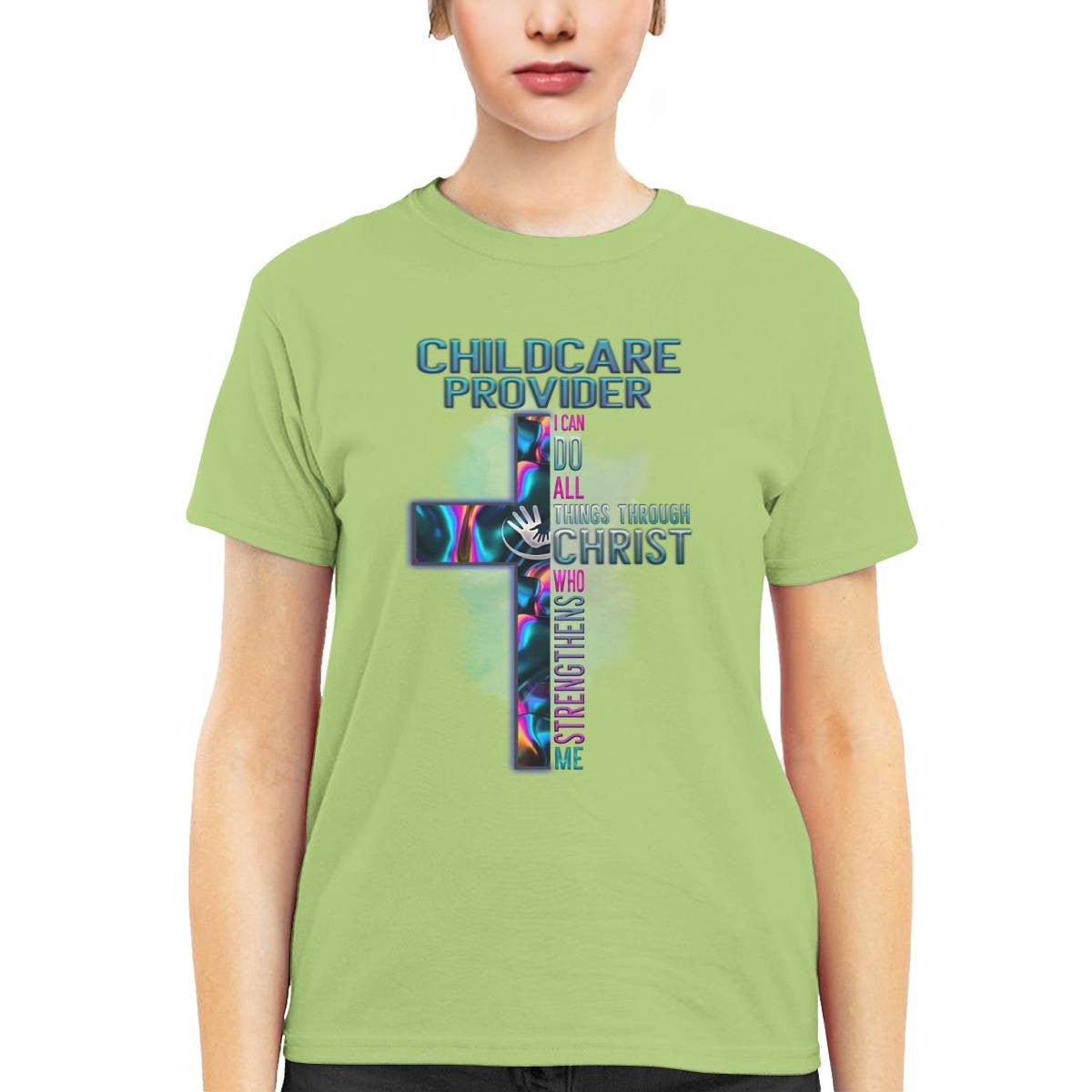 Awesome Childcare Provider-T-shirt-#F180624CHRIST18FCHPRZ4