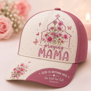 Praying Mama Floral Church Classic Cap