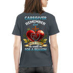 Awesome Caregiver Remember Gold -T-shirt-#F060824GODHS6BCAREZ4