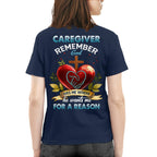 Awesome Caregiver Remember Gold -T-shirt-#F060824GODHS6BCAREZ4