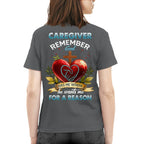 Awesome Caregiver Remember Gold -T-shirt-#F060824GODHS6BCAREZ4