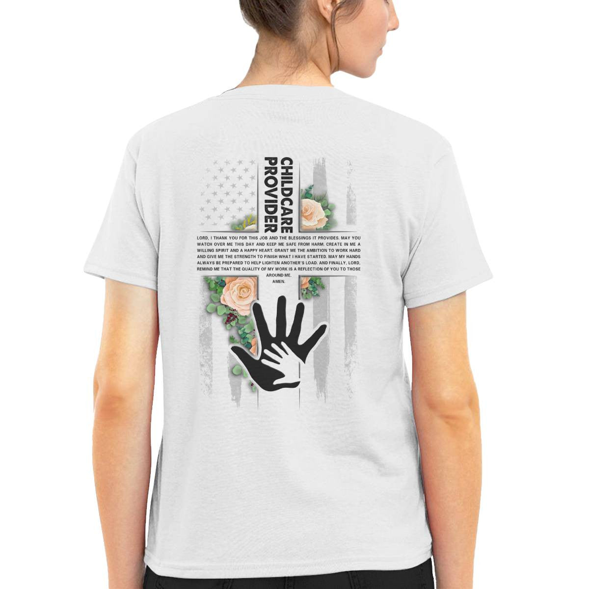 Awesome Childcare Provider-T-shirt-#F060824BLESI9BCHPRZ4