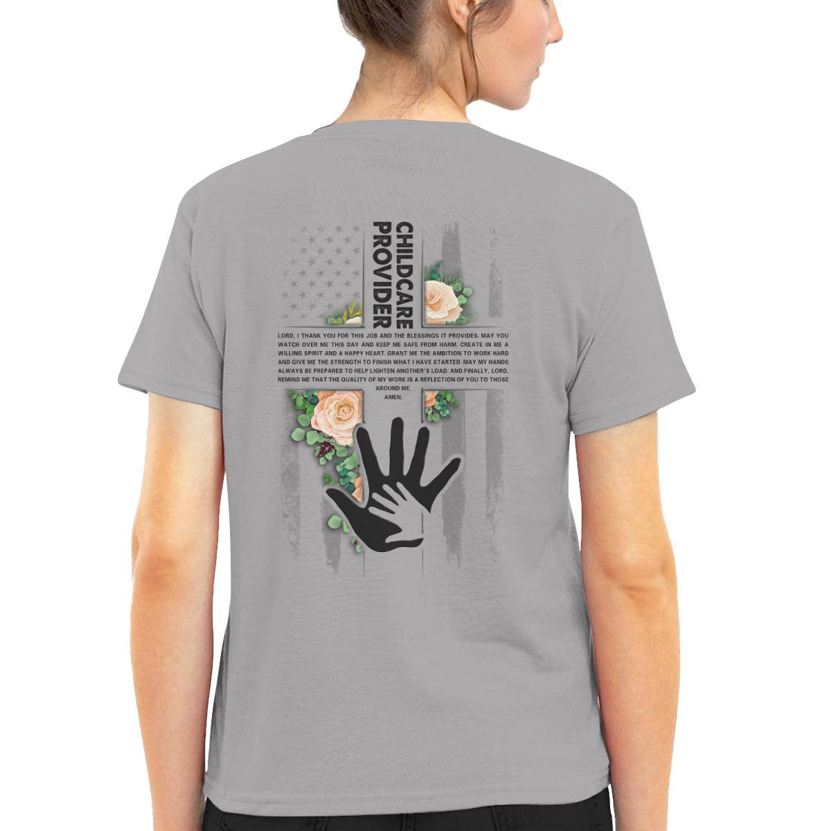 Awesome Childcare Provider-T-shirt-#F060824BLESI9BCHPRZ4