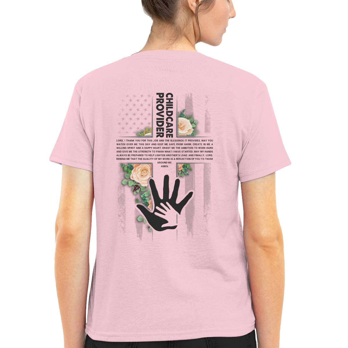Awesome Childcare Provider-T-shirt-#F060824BLESI9BCHPRZ4
