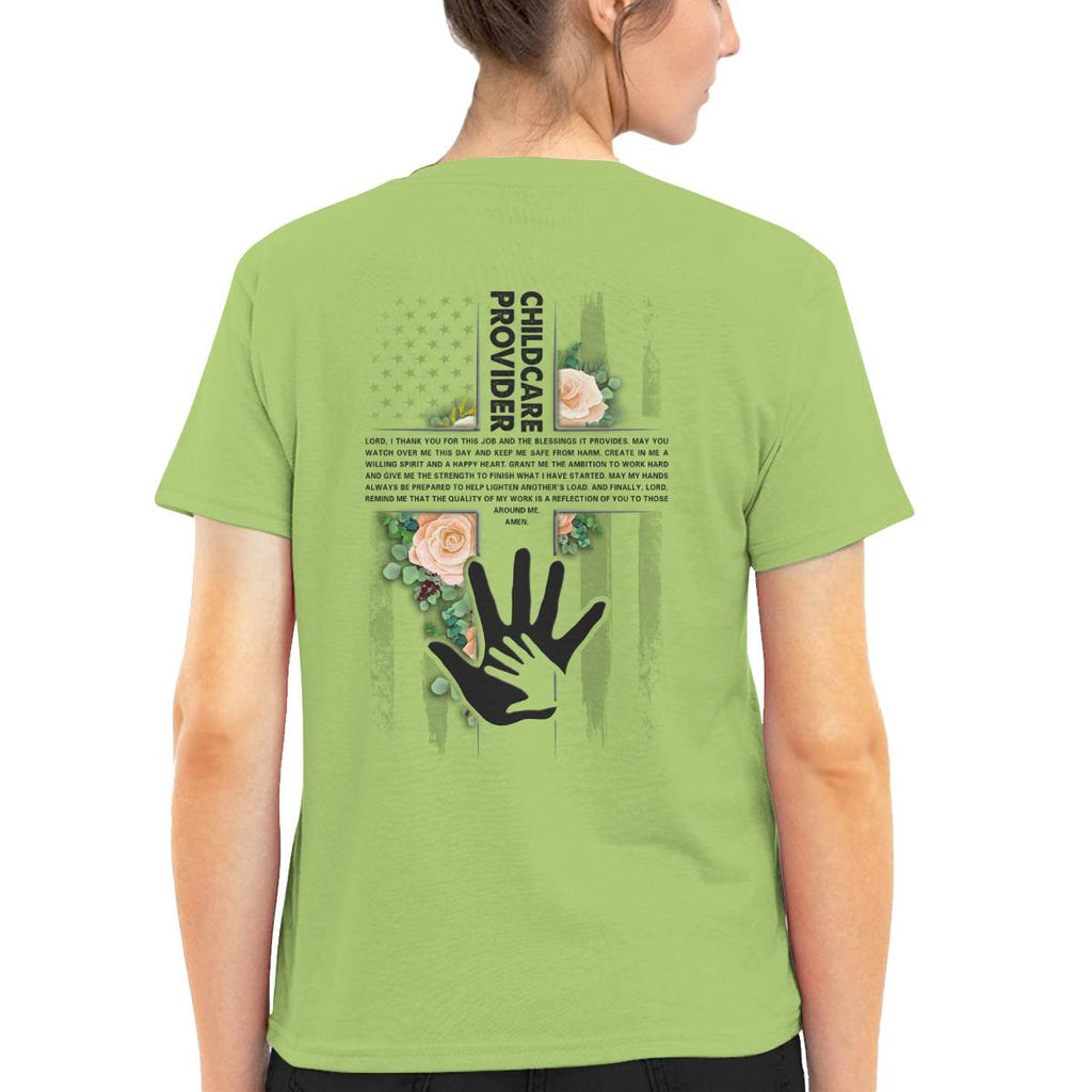 Awesome Childcare Provider-T-shirt-#F060824BLESI9BCHPRZ4