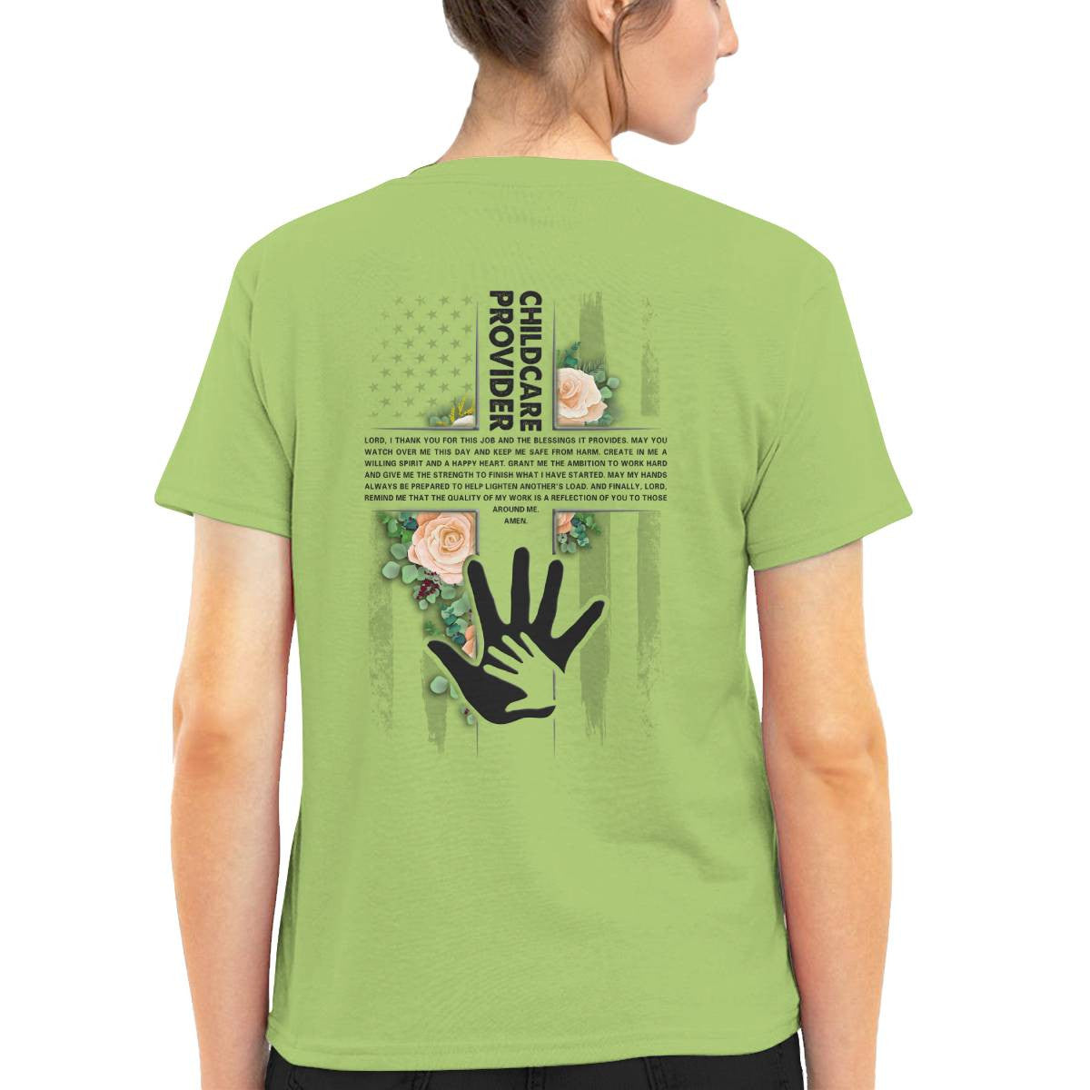 Awesome Childcare Provider-T-shirt-#F060824BLESI9BCHPRZ4