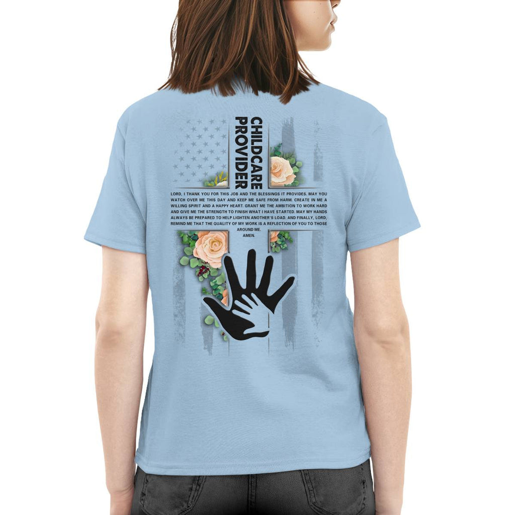 Awesome Childcare Provider-T-shirt-#F060824BLESI9BCHPRZ4