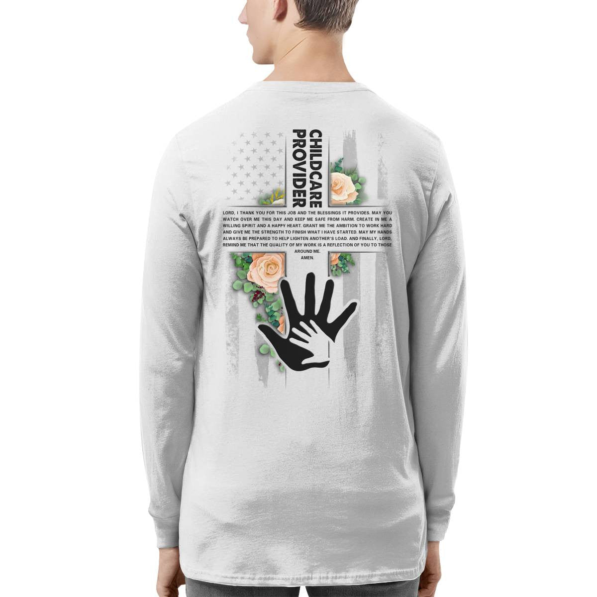 Awesome Childcare Provider-T-shirt-#F060824BLESI9BCHPRZ4