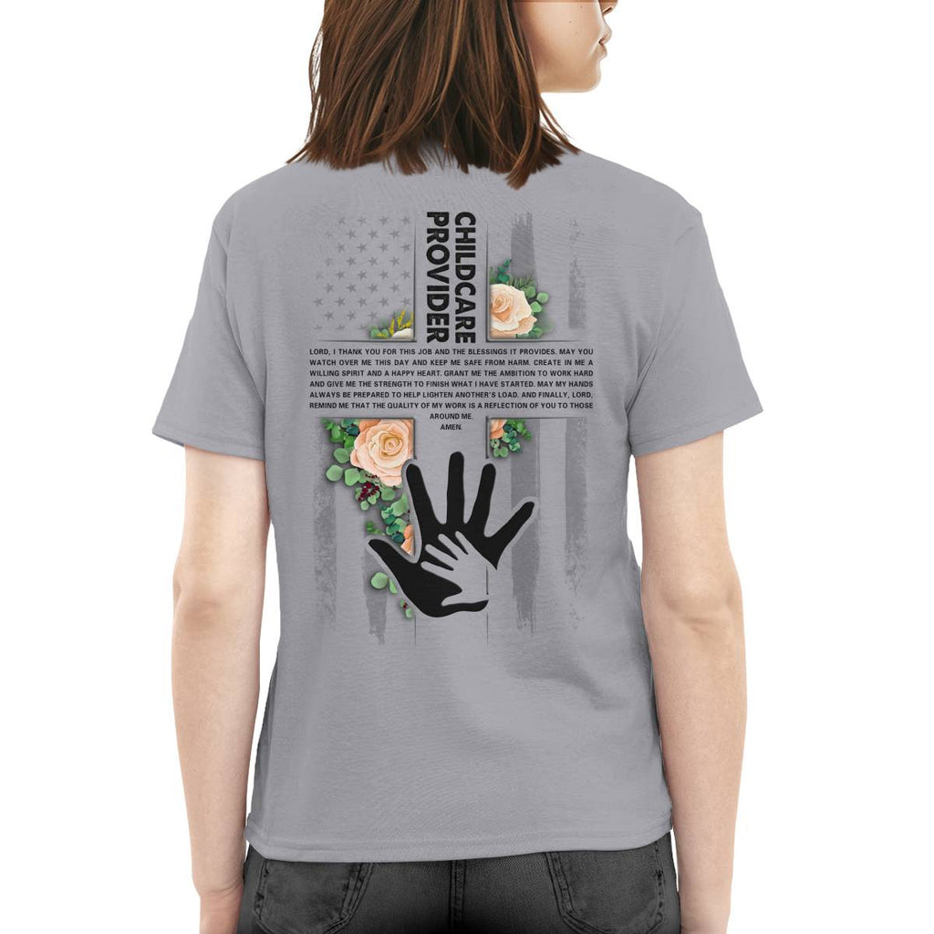 Awesome Childcare Provider-T-shirt-#F060824BLESI9BCHPRZ4