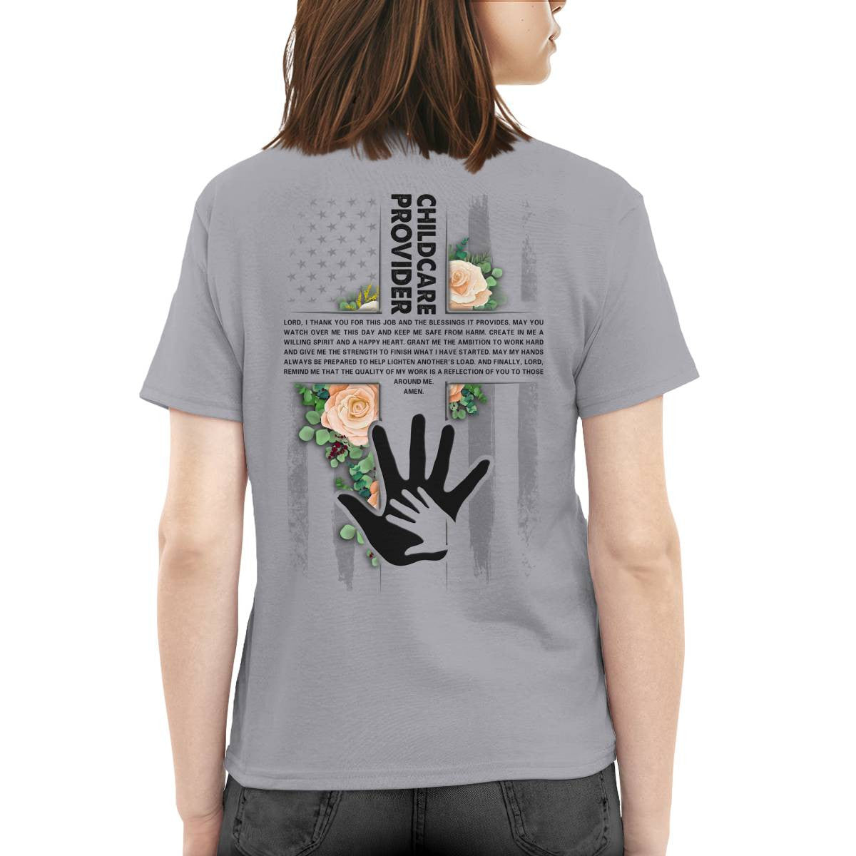 Awesome Childcare Provider-T-shirt-#F060824BLESI9BCHPRZ4
