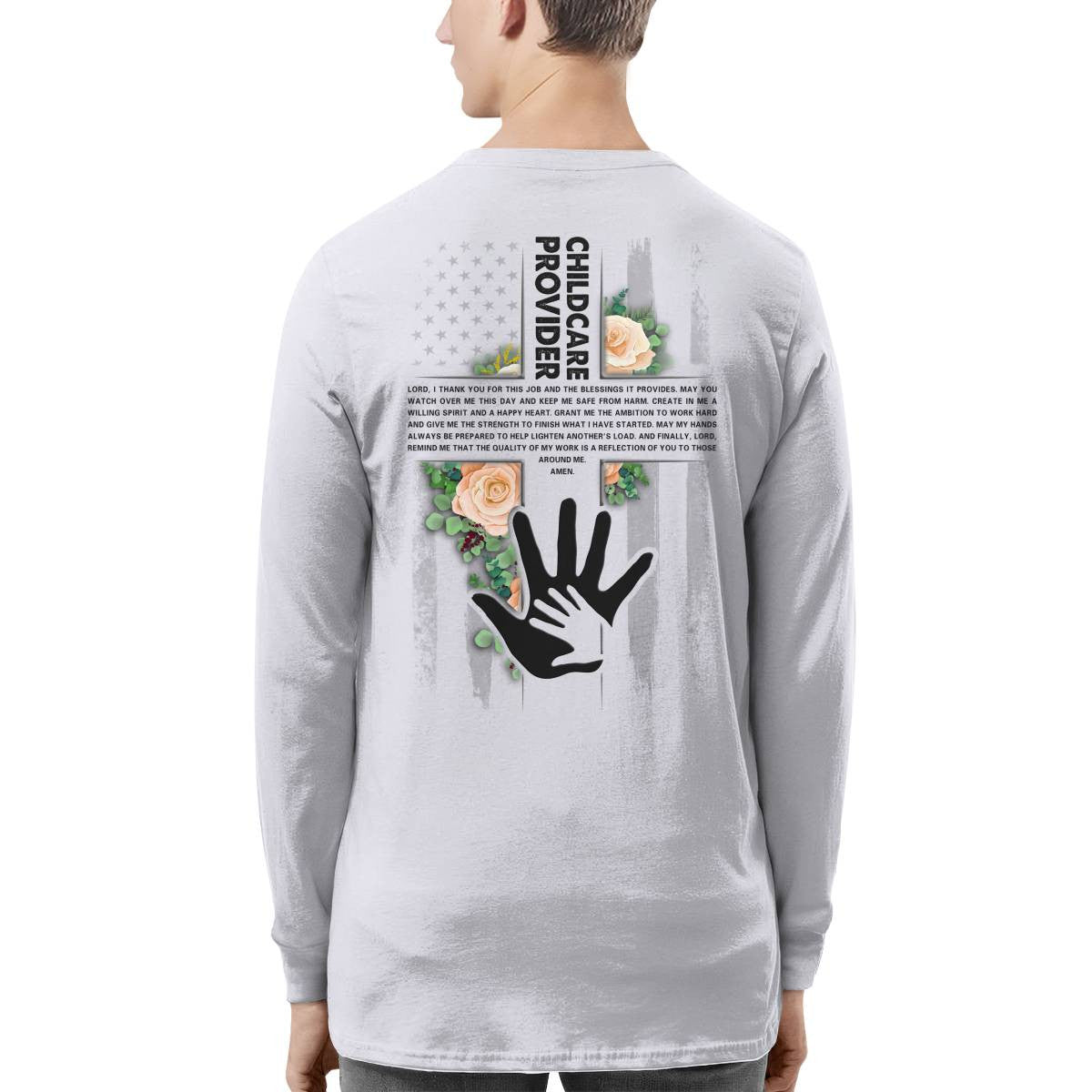 Awesome Childcare Provider-T-shirt-#F060824BLESI9BCHPRZ4