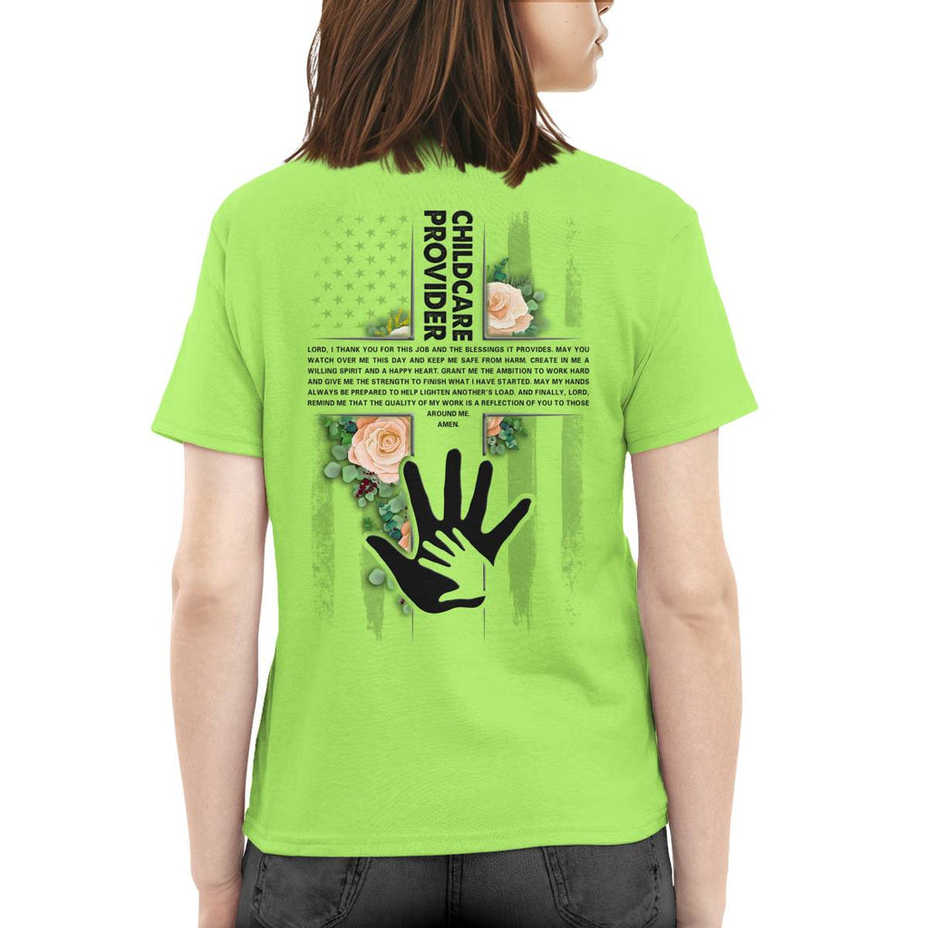 Awesome Childcare Provider-T-shirt-#F060824BLESI9BCHPRZ4