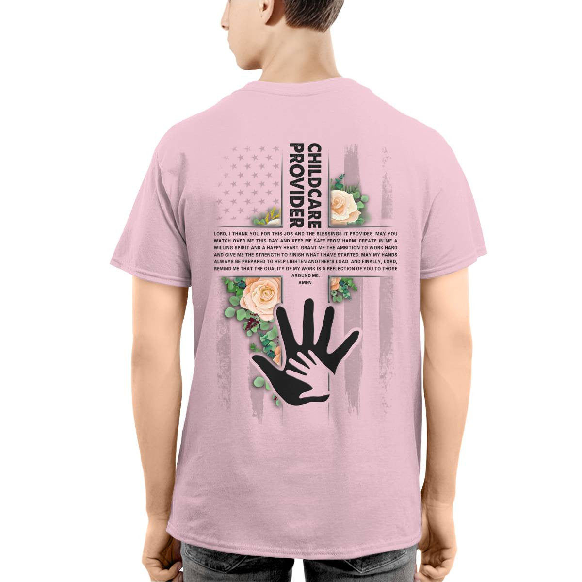 Awesome Childcare Provider-T-shirt-#F060824BLESI9BCHPRZ4