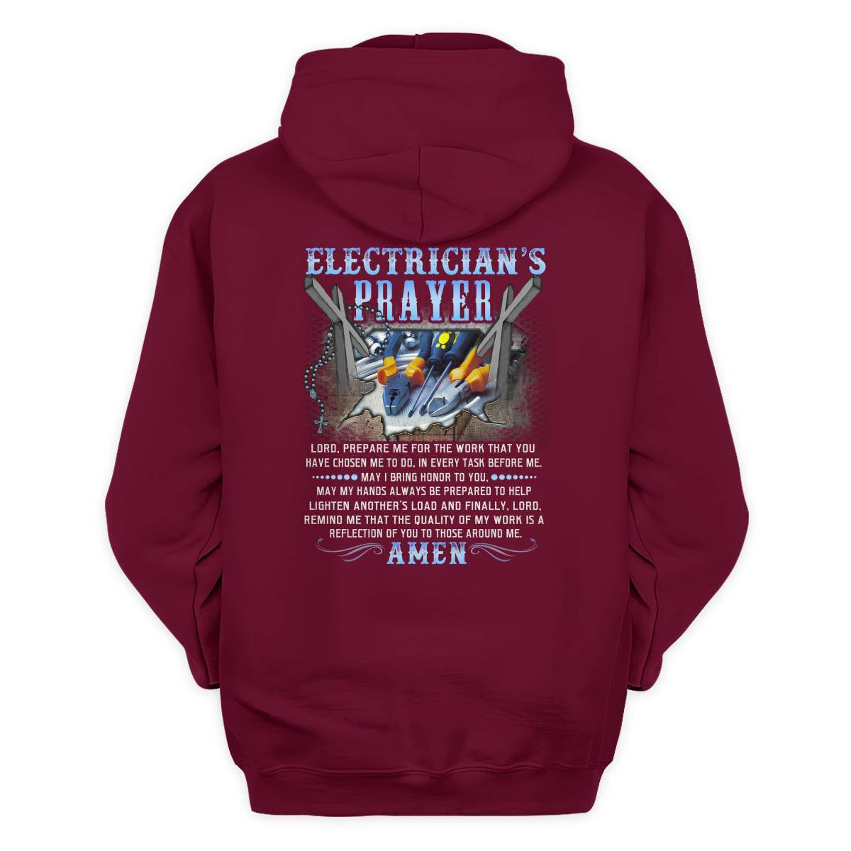 Awesome Electrician's Prayer-Hoodie - grunx260804-0069