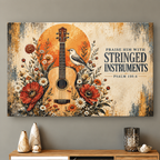 Praise Him With Stringed Instruments Canvas