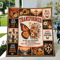 Be Transformed Do Not Be Conformed Monarch Butterfly Quilt