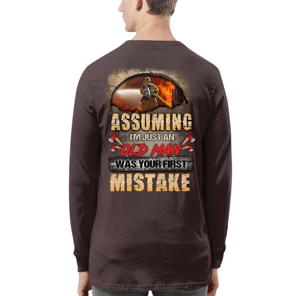 Awesome Firefighter-T-shirt - grunx260804-0155