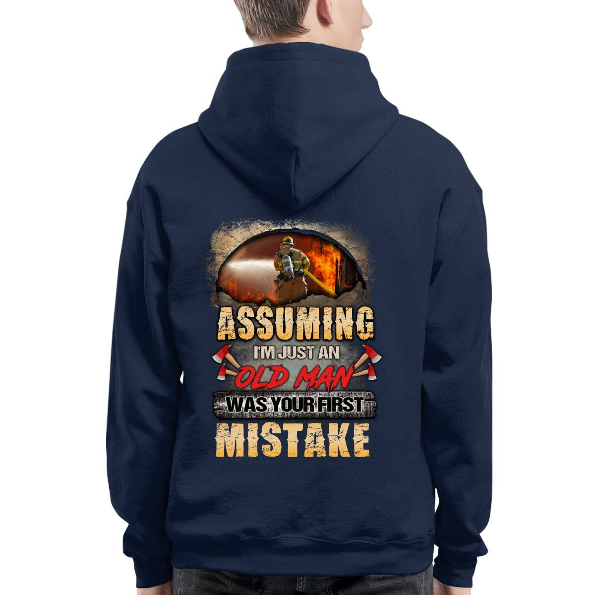 Awesome Firefighter-T-shirt - grunx260804-0155