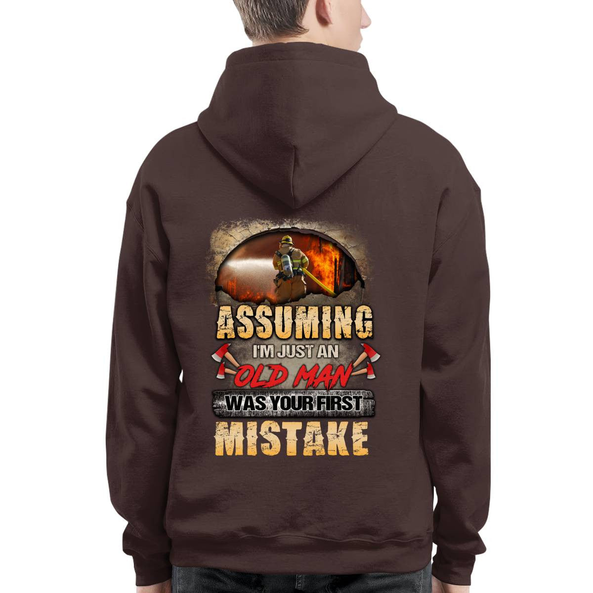 Awesome Firefighter-T-shirt - grunx260804-0155