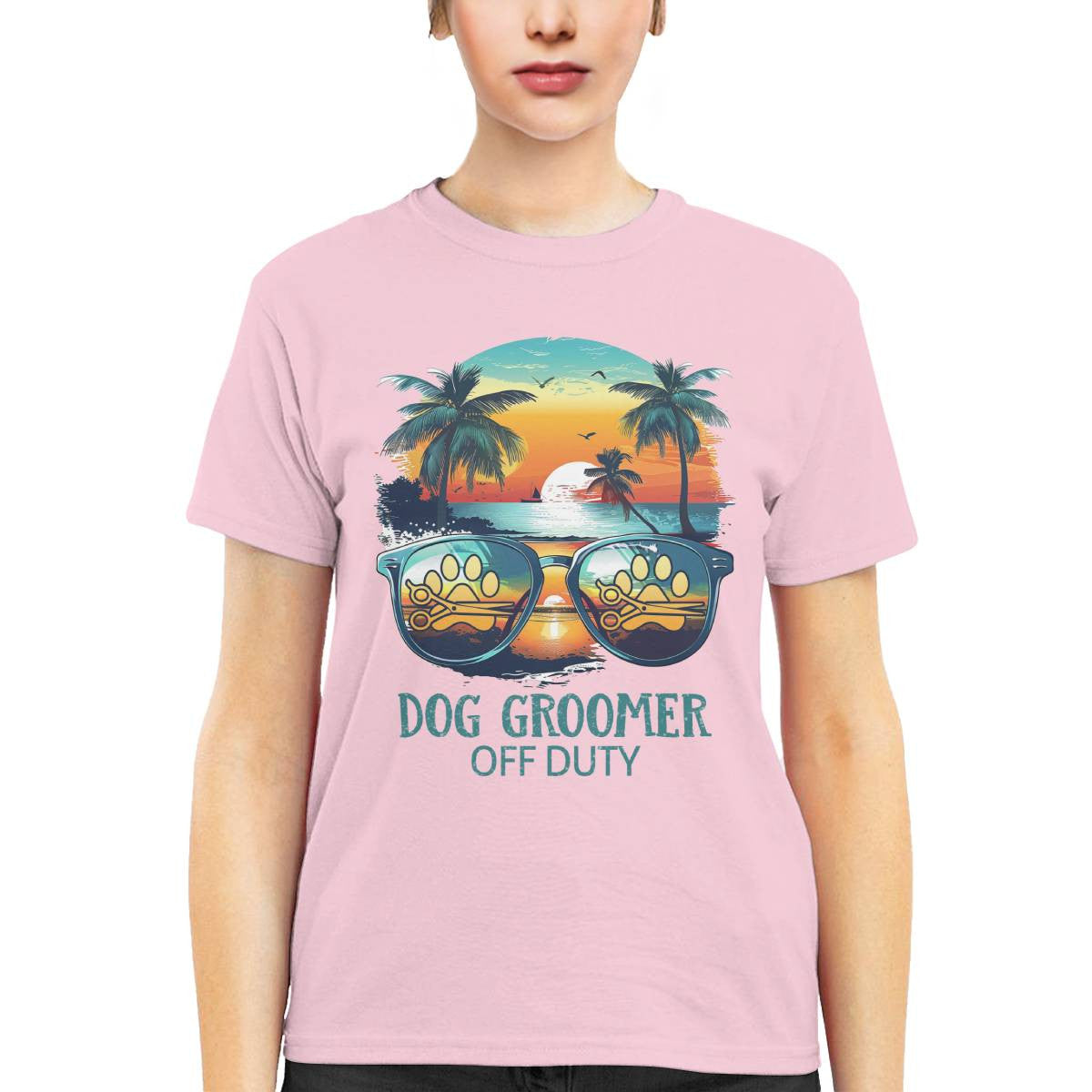 Awesome Dog Groomer-T-shirt - grunx260804-0034