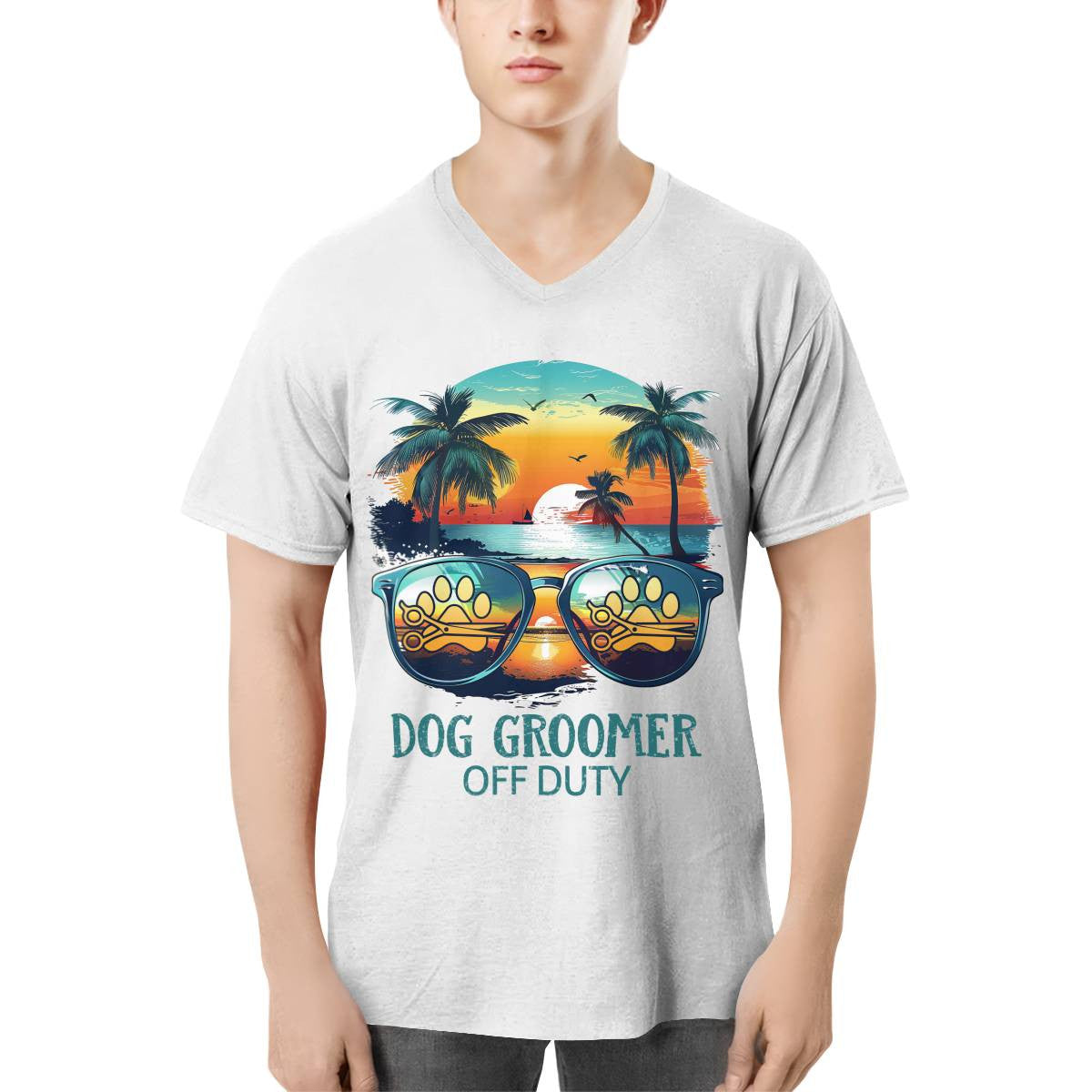 Awesome Dog Groomer-T-shirt - grunx260804-0034