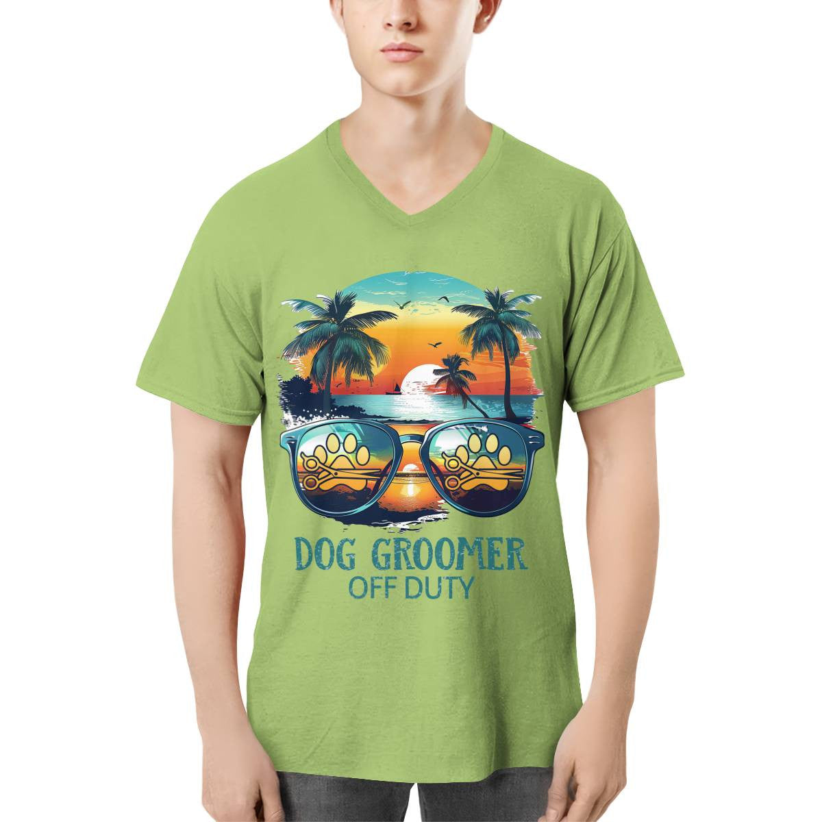 Awesome Dog Groomer-T-shirt - grunx260804-0034