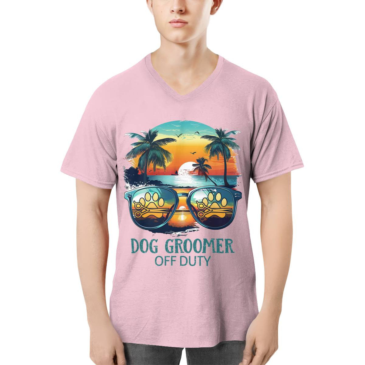 Awesome Dog Groomer-T-shirt - grunx260804-0034