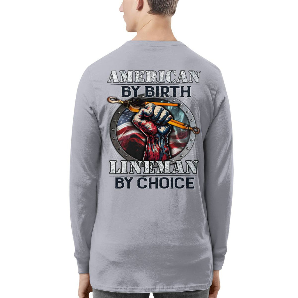 American By Birth Lineman By Choice-Hoodie - grunx260804-0132