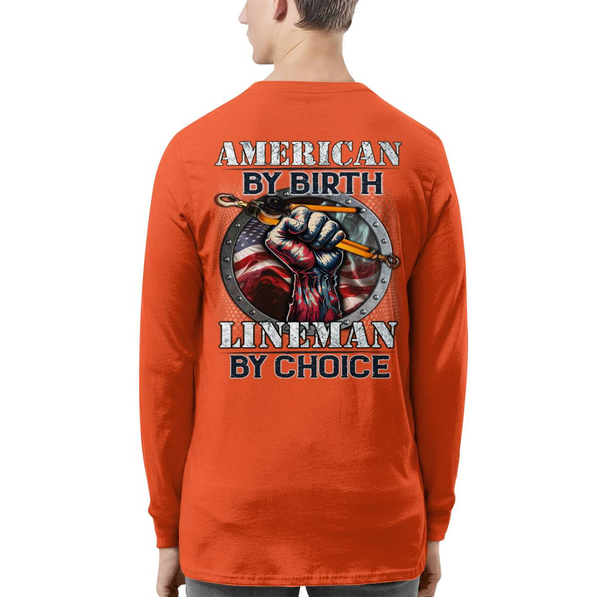 American By Birth Lineman By Choice-Hoodie - grunx260804-0132