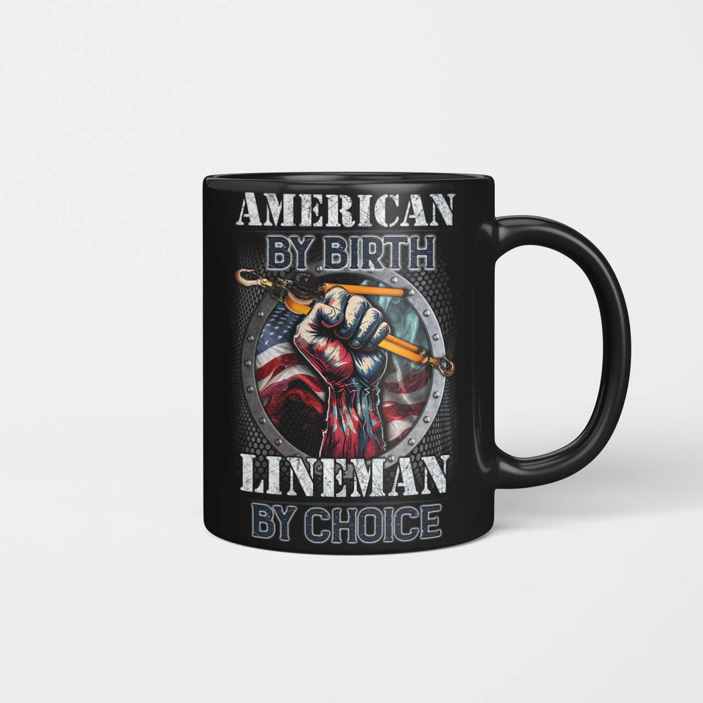 American By Birth Lineman By Choice-Hoodie - grunx260804-0132