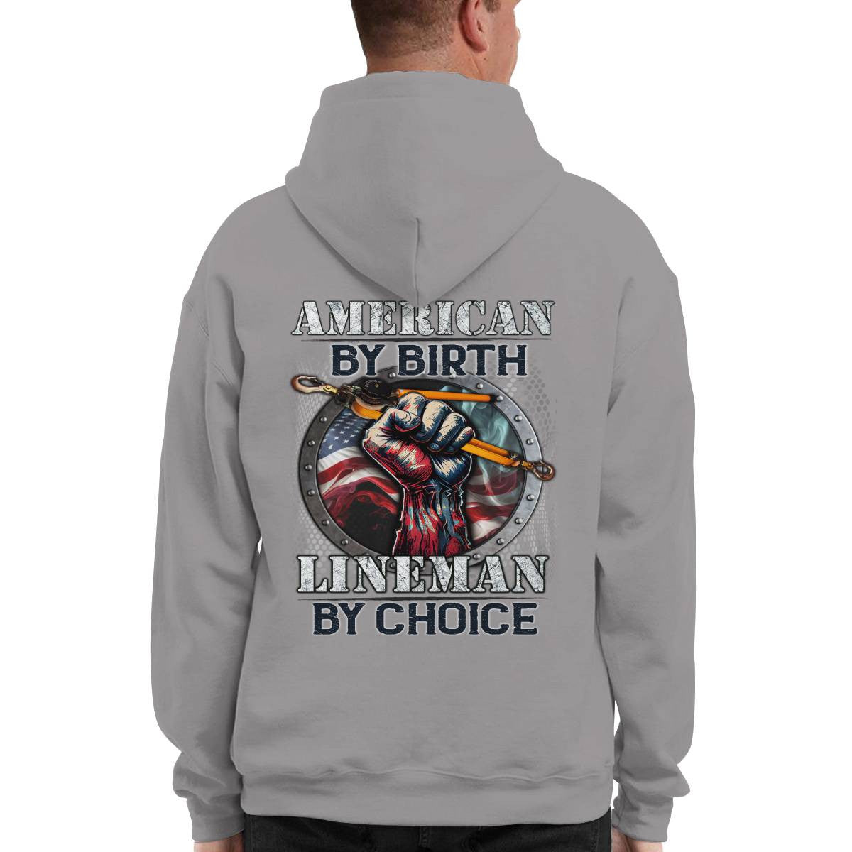 American By Birth Lineman By Choice-Hoodie - grunx260804-0132