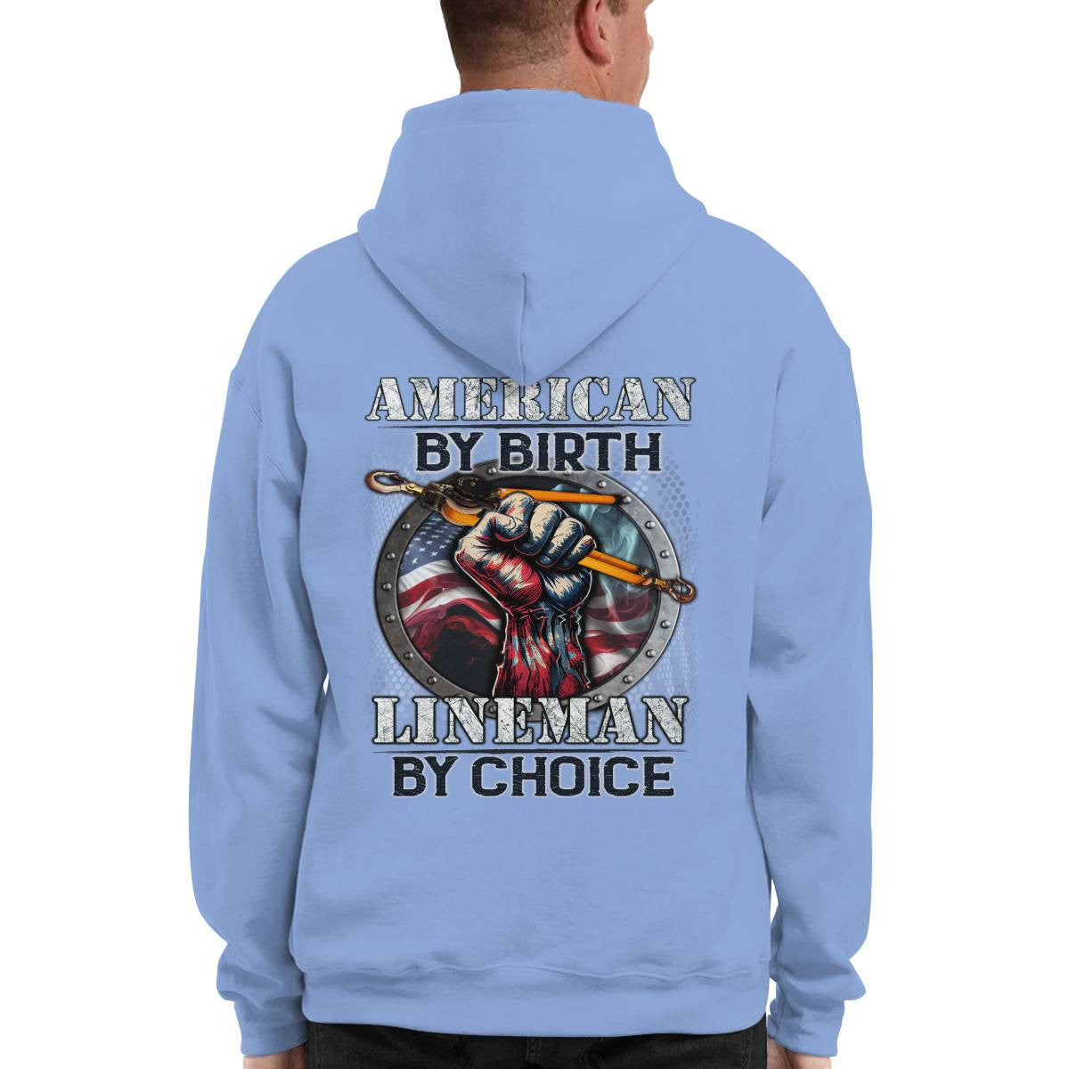 American By Birth Lineman By Choice-Hoodie - grunx260804-0132