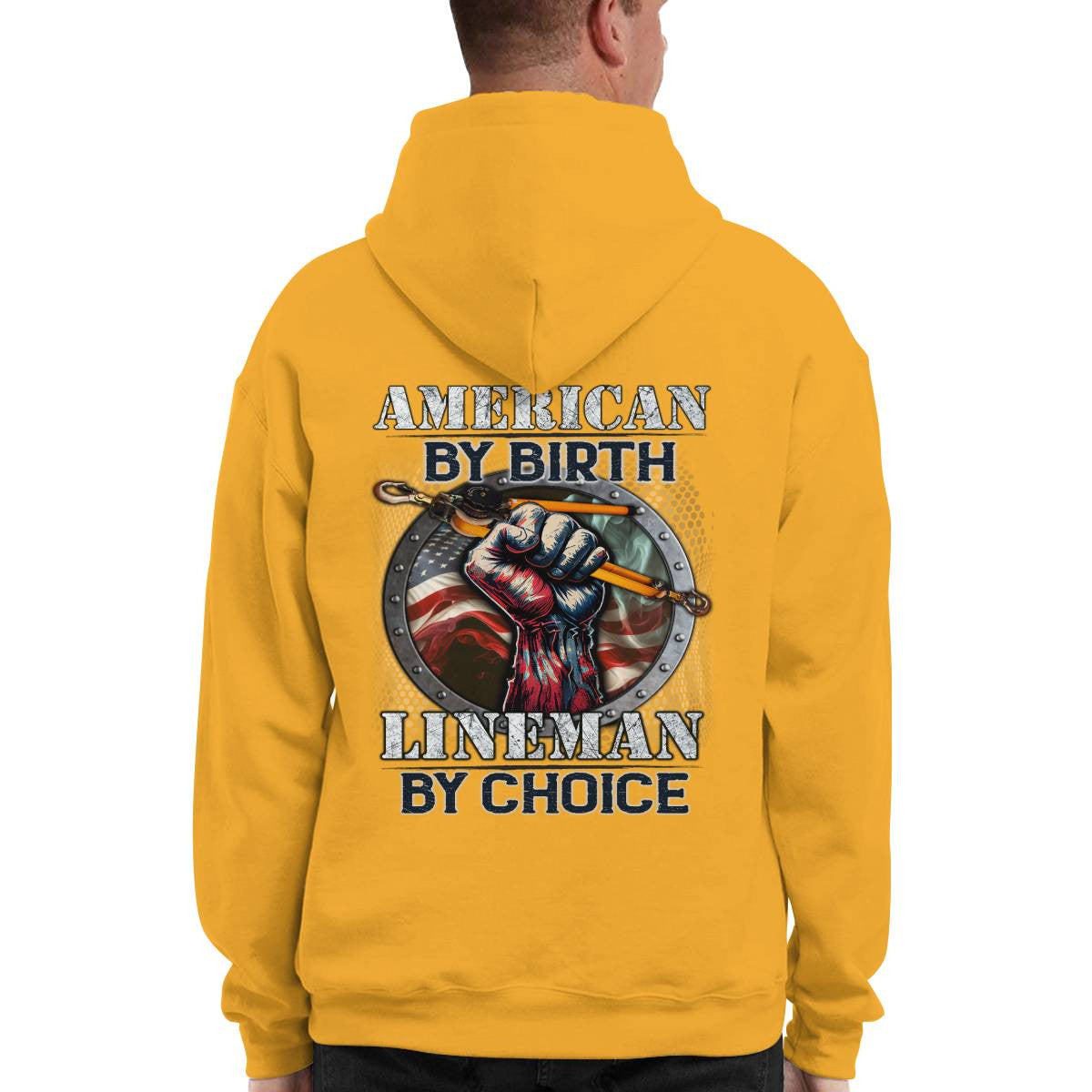 American By Birth Lineman By Choice-Hoodie - grunx260804-0132