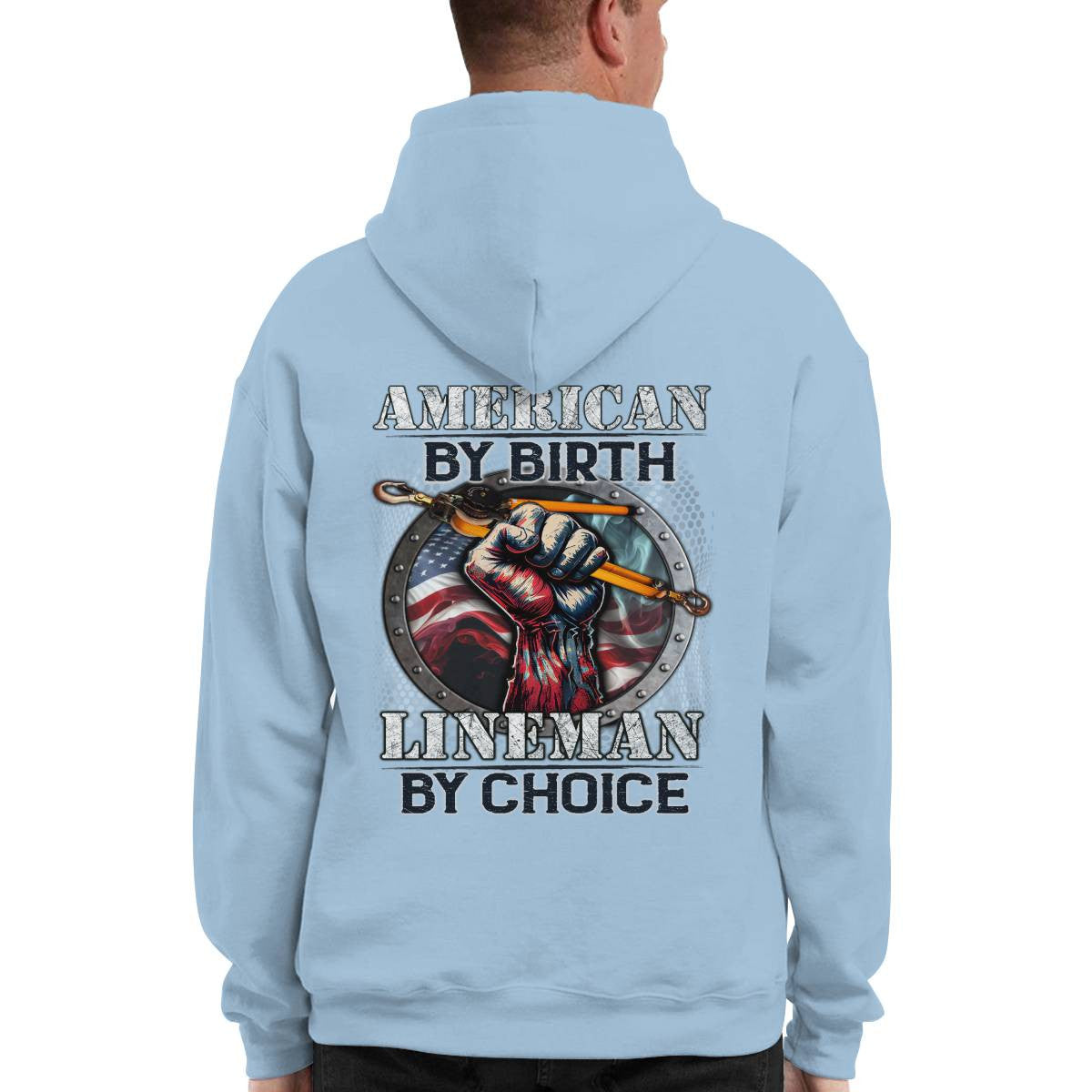 American By Birth Lineman By Choice-Hoodie - grunx260804-0132
