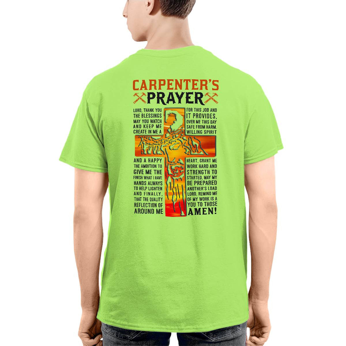 Awesome Carpenter's Prayer-Hoodie-#M071224PRAY15BCARPZ6